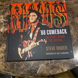 Steve Binder autographed signed '68 Comeback ELVIS PRESLEY hardcover book